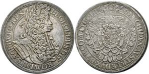 Leopold I. 1657-1705 - Taler 1696 Wien Mm. ... 