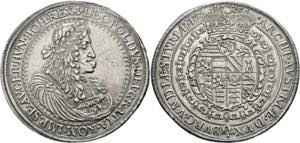 Leopold I. 1657-1705 - Breiter Doppeltaler ... 