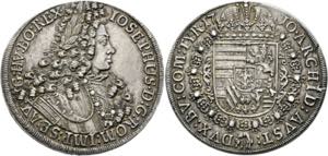 Josef I. 1705-1711 - Taler 1710 Hall Mm. ... 
