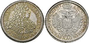 Karl VI. 1711-1740 - Taler 1715 Wien Mm. ... 