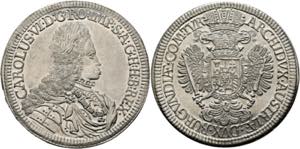 Karl VI. 1711-1740 - Doppeltaler o. J. Hall ... 