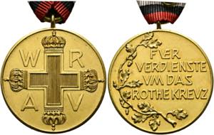 Rotes Kreuz - Rote-Kreuz-Medaille 3. Klasse ... 