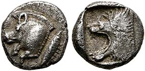 MYSIA - Kyzikos - Obol (0,58 g), ca. 525-475 ... 