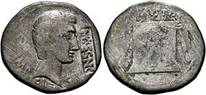 Augustus (27 v.-14 n. Chr.) - Cistophoros ... 