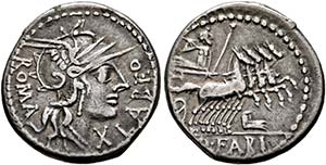 Q. Fabius Labeo - Denarius (3,73 g), Roma, ... 