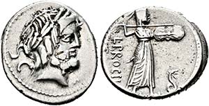 L. Procilius - Denarius (3,90 g), Roma, 80 ... 