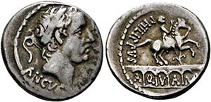 L. Marcius Philippus - Denarius (3,69 g), ... 