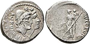 Mn. Cordius Rufus - Denarius (4,13 g), Roma, ... 