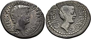 M. Antonius - Denarius (3,18 g), ... 