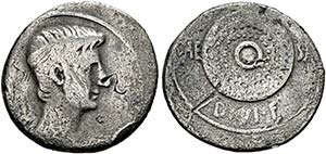 C. Caesar Octavianus - Denarius (3,50 g), ... 