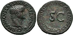 Germanicus (4 v.Chr.-19 n.Chr.) - As (11,46 ... 