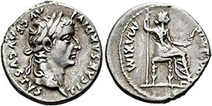 Tiberius (14-37) - Denarius (3,81 g), ... 