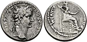 Tiberius (14-37) - Denarius (subaerat, ... 