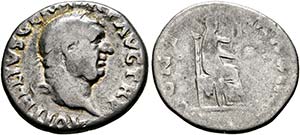 Vitellius (69) - Denarius (2,91 g), Roma, ... 