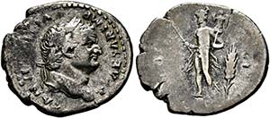Titus (79-81) - Denarius (3,37 g), Roma, ... 
