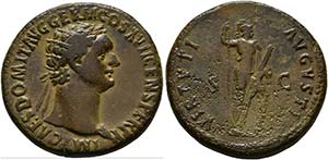 Domitianus (81-96) - Dupondius (15,04 g), ... 