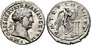 Traianus (98-117) - Denarius (3,23 g), Roma, ... 