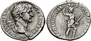 Traianus (98-117) - Denarius (3,23 g), Roma, ... 