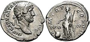 Hadrianus (117-138) - Denarius (3,26 g), ... 