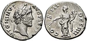 Antoninus Pius (138-161) - Denarius (3,86 ... 