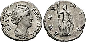 Faustina Maior (138-141) - Denarius (3,29 ... 
