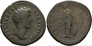 Marcus Aurelius (161-180) - Sestertius ... 