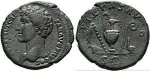 Marcus Aurelius (161-180) - As (10,34 g), ... 