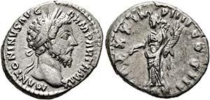 Marcus Aurelius (161-180) - Denarius (3,42 ... 