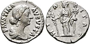 Faustina Minor (147-176) - Denarius (3,20 ... 
