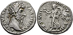 Lucius Verus (161-169) - Denarius (3,52 g), ... 