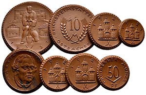 Staaten- und Ländermünzen - Lot 8 Stück; ... 