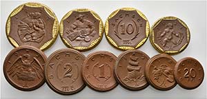 Staaten- und Ländermünzen - Lot 10 Stück; ... 