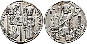 Pietro Ziani 1205-1229 - Grosso (2,13g) Av.: ... 