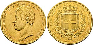 Carlo Alberto 1831-1849 - 100 Lire (32,21g) ... 