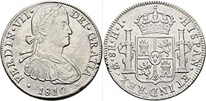 Ferdinand VII. 1808-1821 - 8 Reales 1810 HI ... 