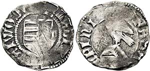 Vlad I. 1360-1373 - Dinar o.J. ... 