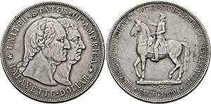 U S A - Dollar 1900. Lafayette.  KM:118 ... 
