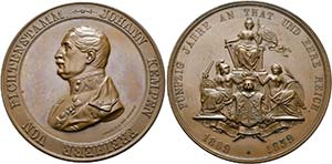 Wien - AE-Medaille (81mm) 1859 von Jauner. ... 