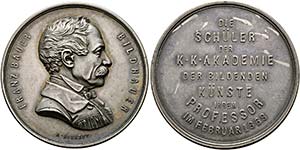 Wien - AR-Medaille (26,92g), (40mm) 1868 von ... 