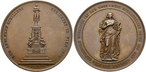Wien - AE-Medaille (55mm) 1876 von Karl ... 
