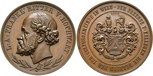Wien - AE-Medaille (40mm) 1880 von Carl ... 