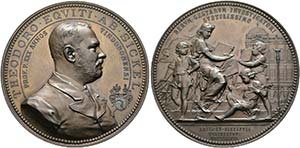 Wien - AE-Medaille (59mm) 1887 von Anton ... 