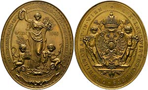 Wien - Ovale AE-Medaille 1890 von Jauner. ... 