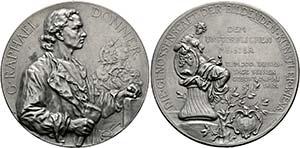 Wien - Pb-Medaille (70mm) 1893 von Stefan ... 