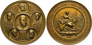 Wien - AE-Medaille (64mm) 1894 von Jauner. ... 