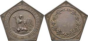 Wien - AE-fünfeckige Preismedaille (41mm) ... 