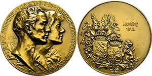 Wien - AE-Medaille (zapponoiert) (55mm) 1913 ... 