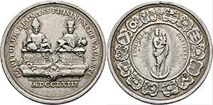 Sedisvakanz 1763 - AR-Medaille (43,76g), ... 