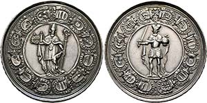 Sedisvakanz 1719 - AR-Medaille (28,89g), ... 