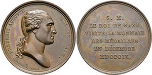 August I. 1763/1768-1806-1827 - AE-Medaille ... 
